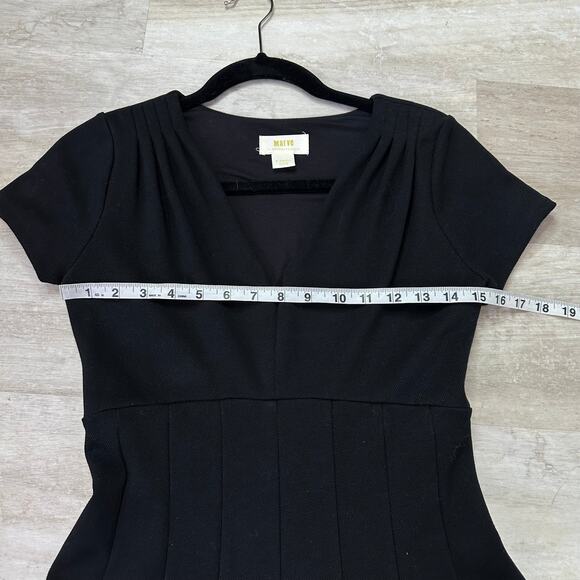 Anthropologie’s Maeve Lincoln Center Dress in Black - Picture 8 of 10